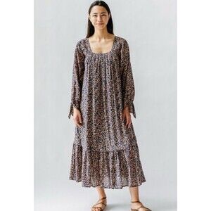 MIRTH  Pueblo Dress Bonfire Maxi Sz M Prairie Boho Cottagecore Festival Western